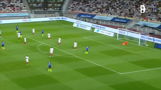 Harry Kane scores in Spurs' friendly vs Sevilla in South Korea